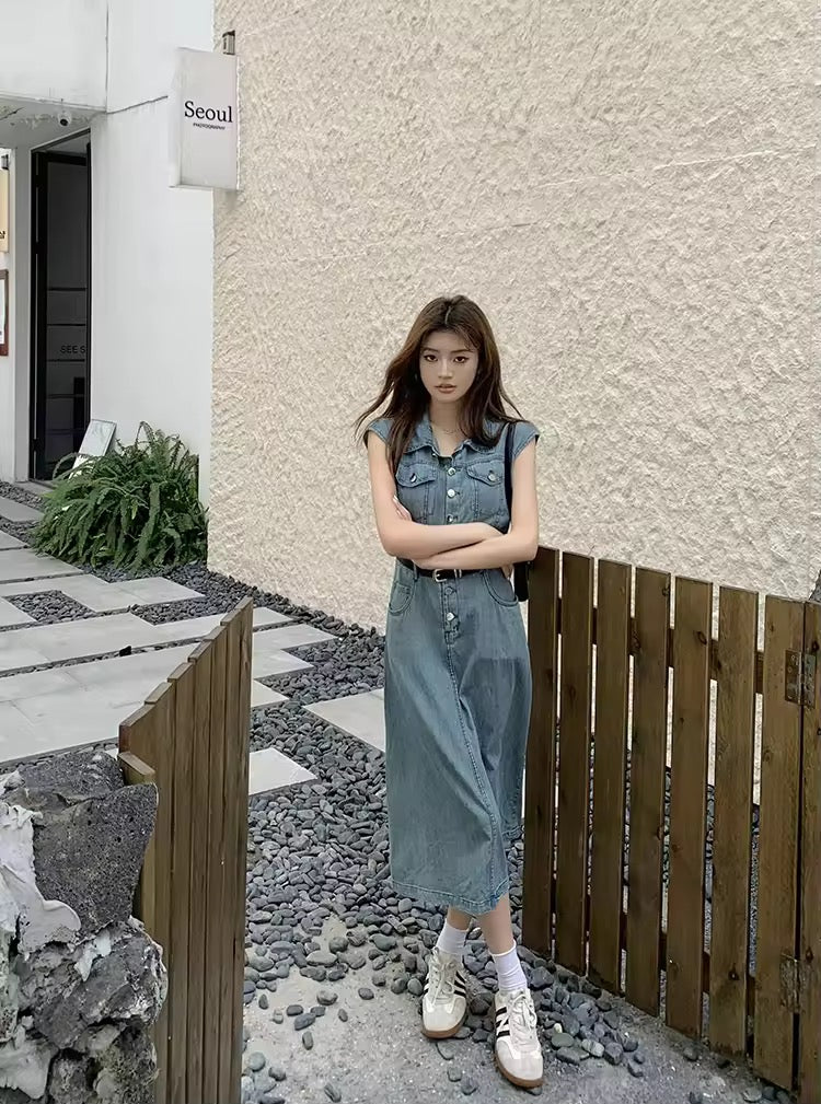 Denim dress