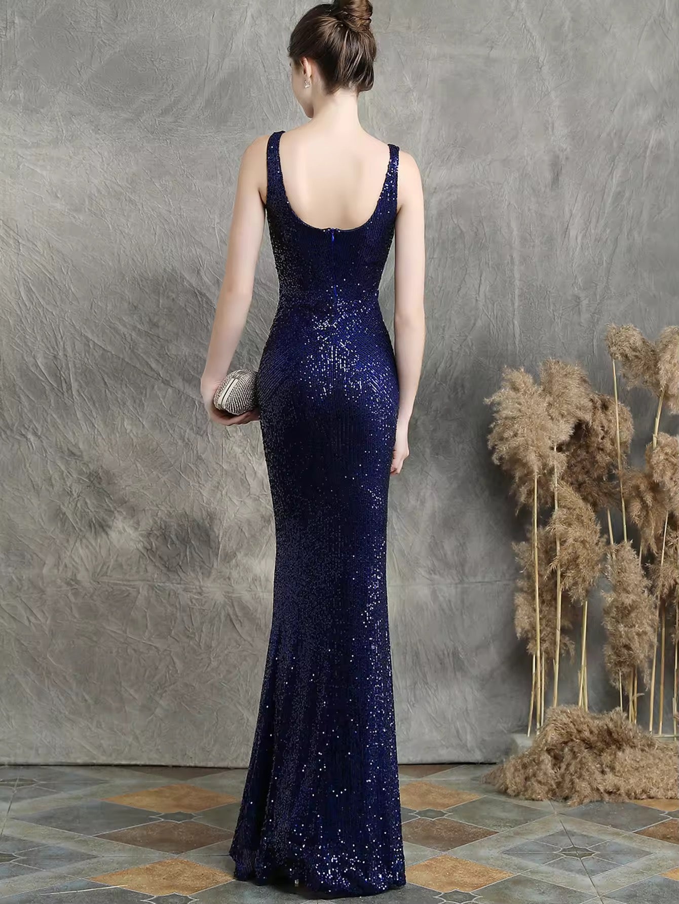 Luxury sequence gown