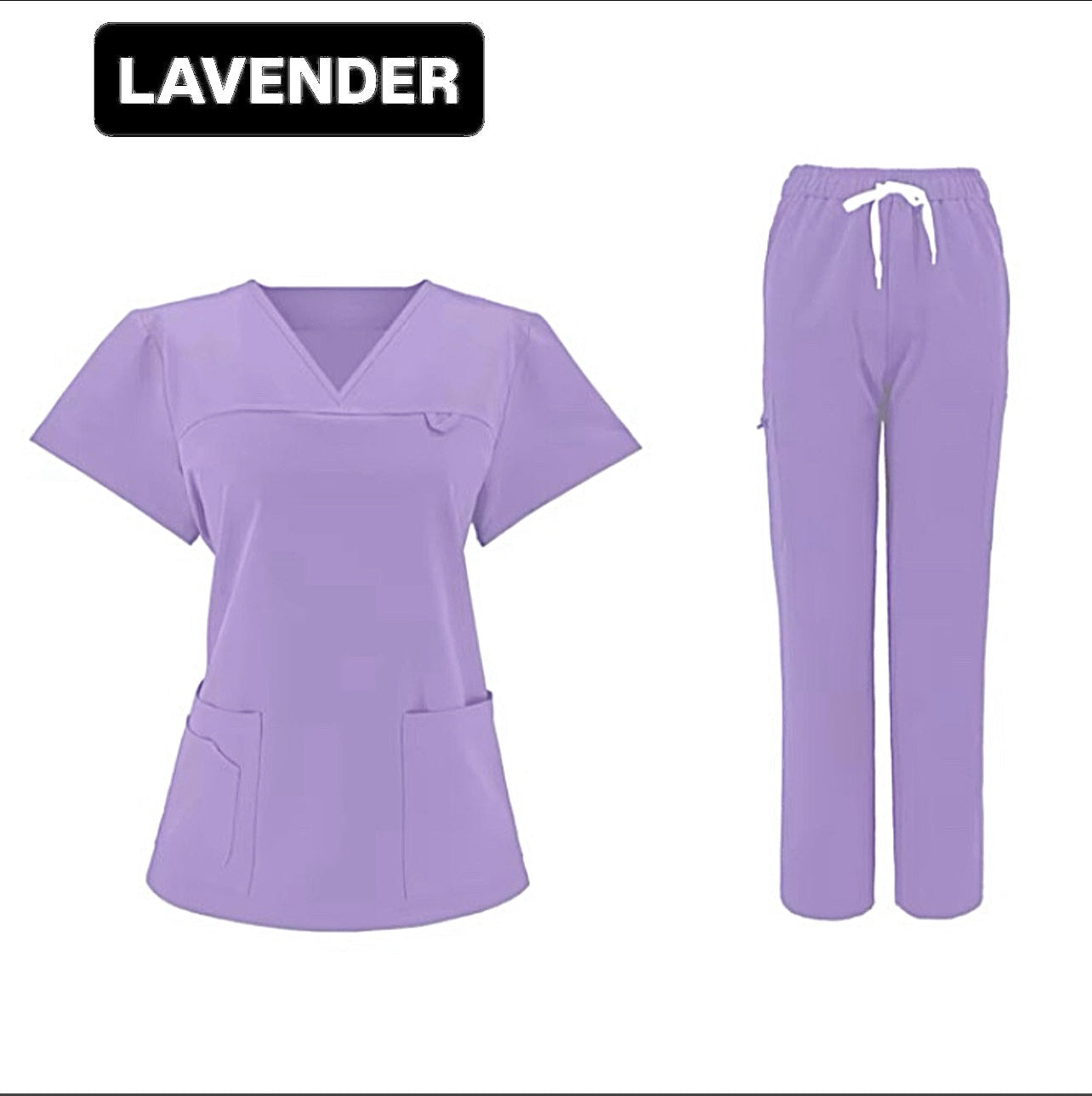 ‘V’ Neck Design Scrub sets