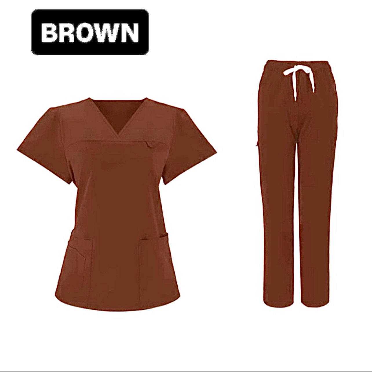 ‘V’ Neck Design Scrub sets