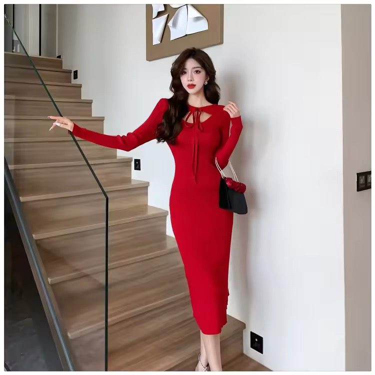Stretchy Knit women dress