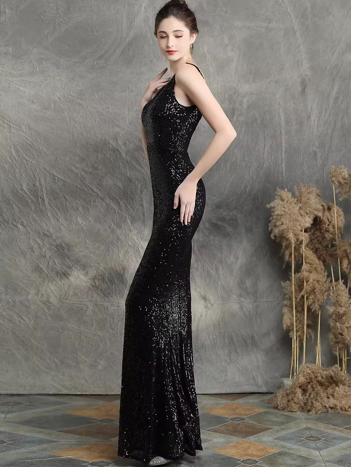 Luxury sequence gown