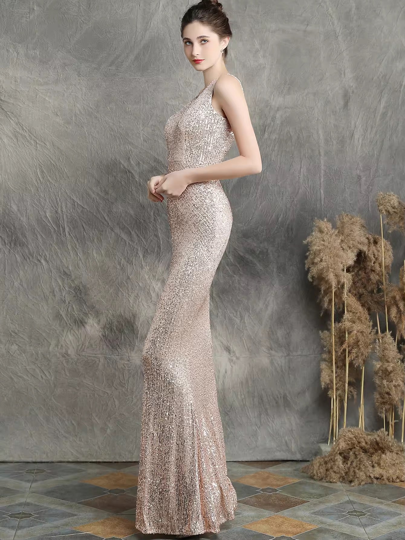 Luxury sequence gown