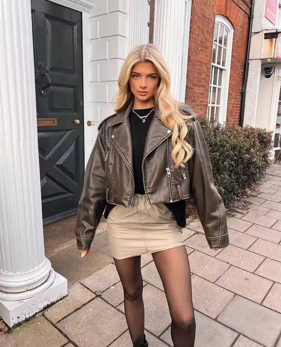 Leather jacket