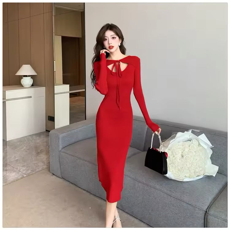 Stretchy Knit women dress