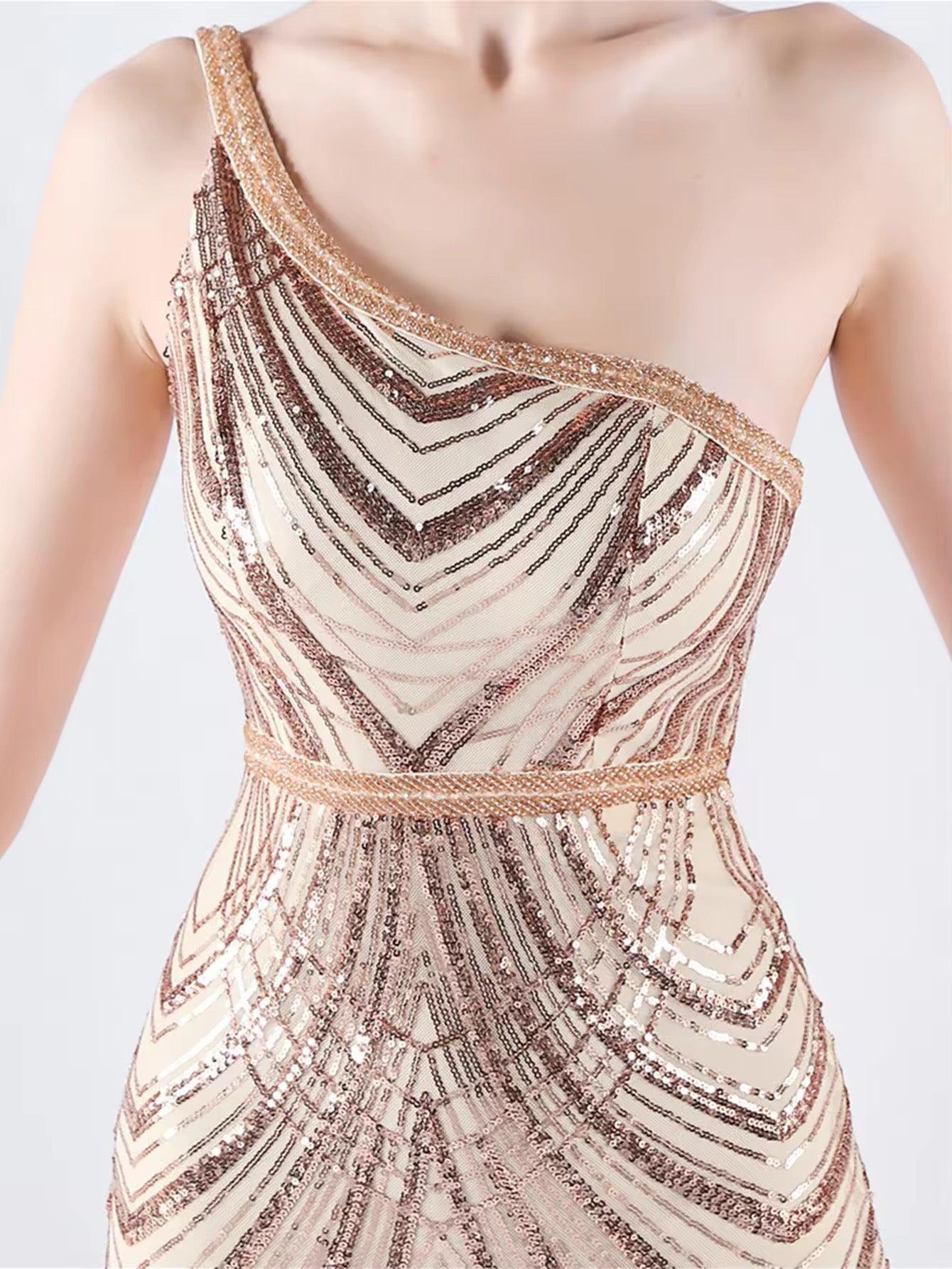 Luxury long slitcut dress