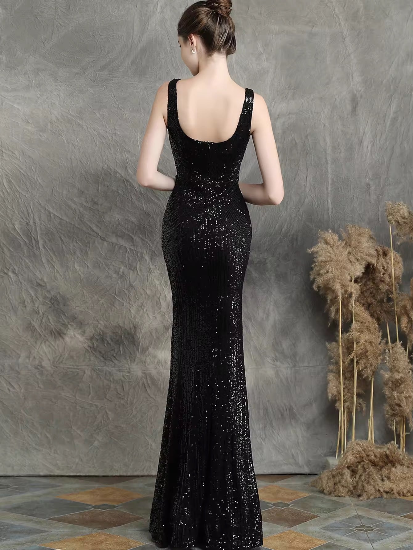 Luxury sequence gown