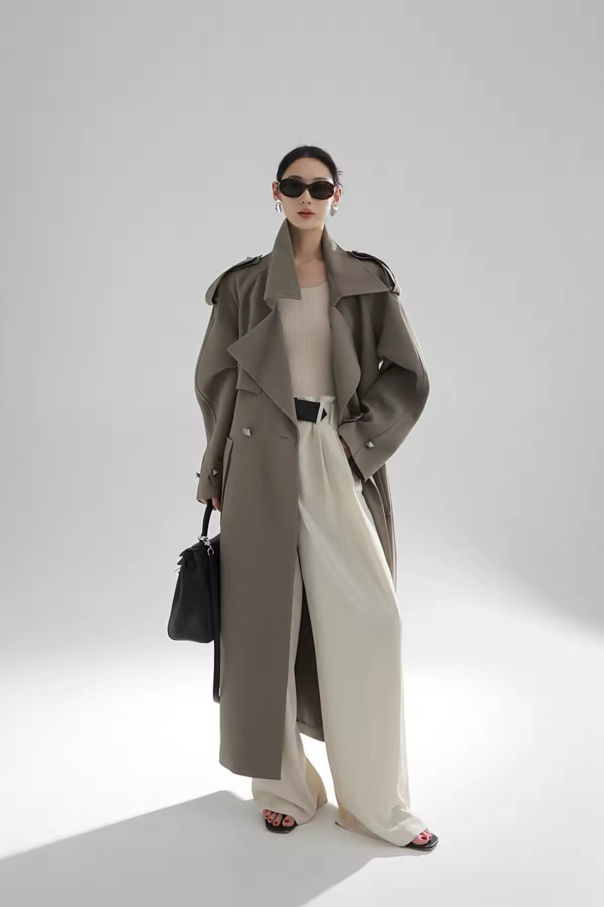 Oversized trench coat high quality