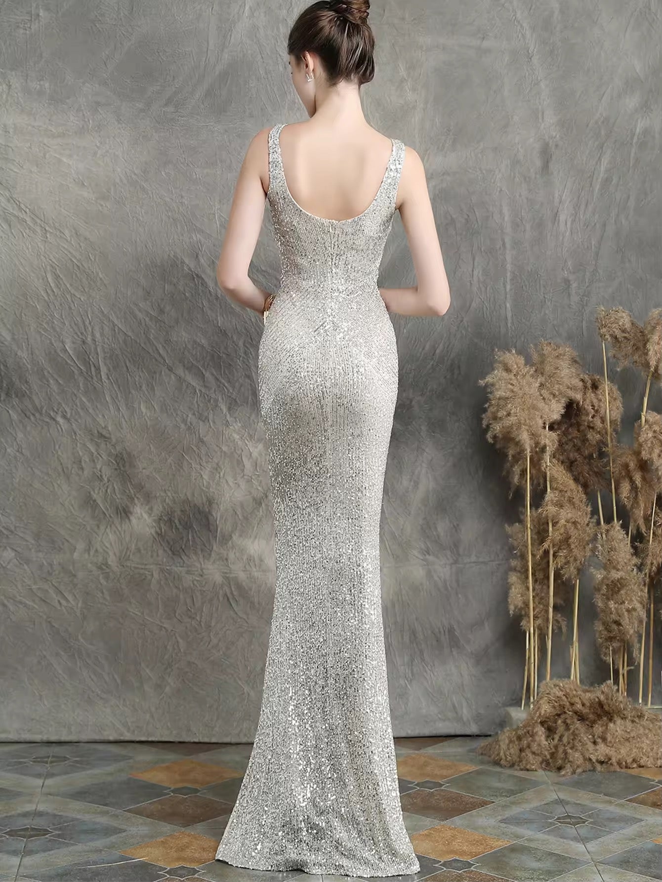 Luxury sequence gown