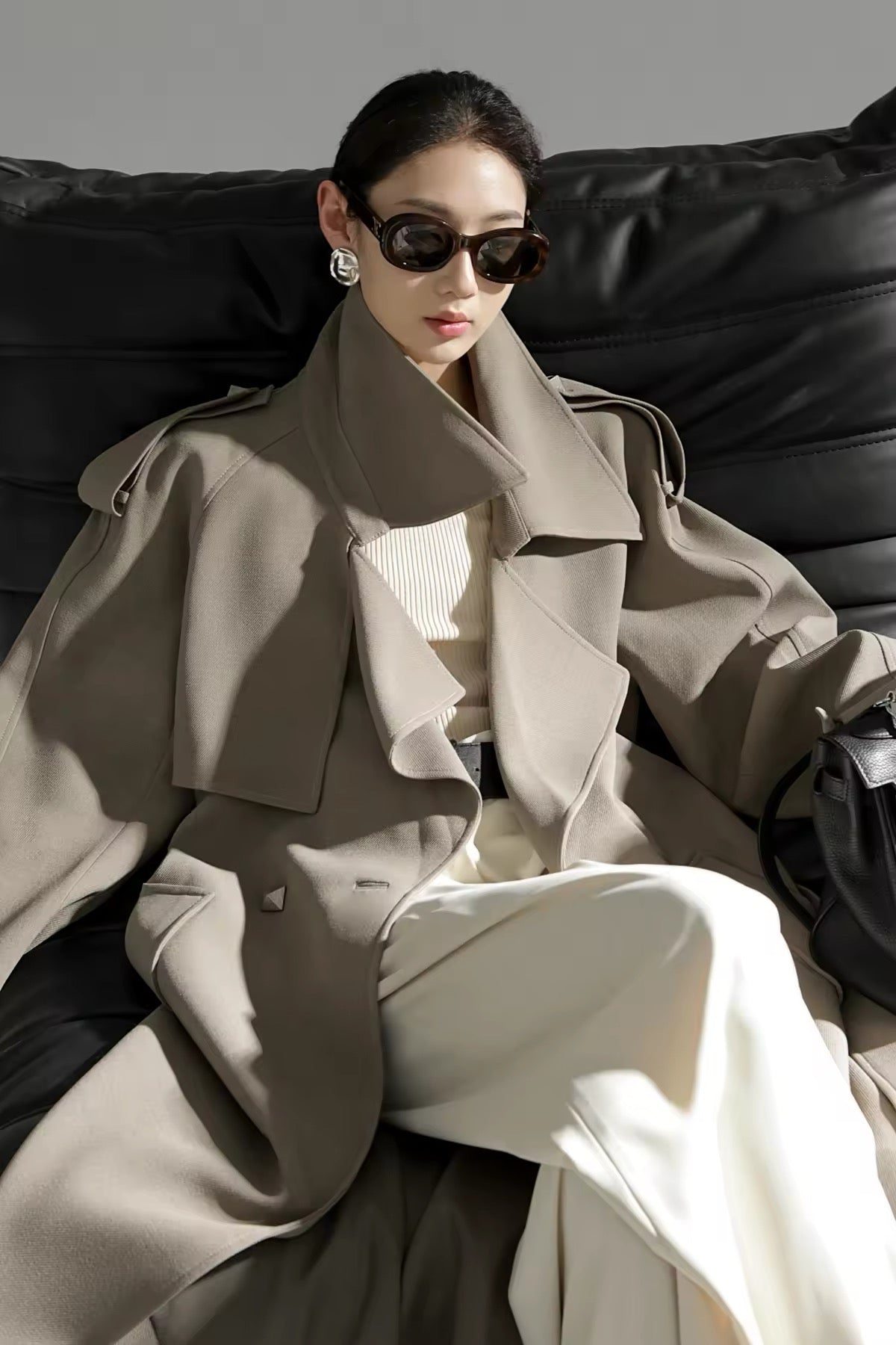 Oversized trench coat high quality