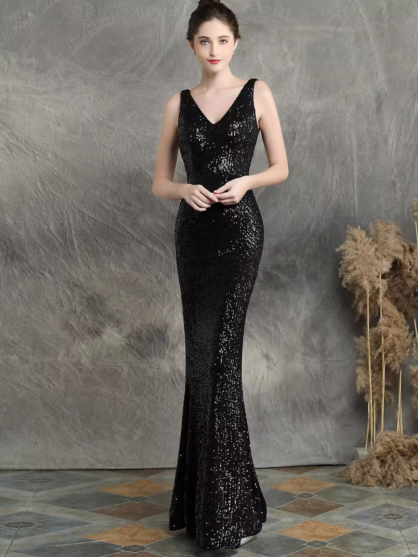 Luxury sequence gown