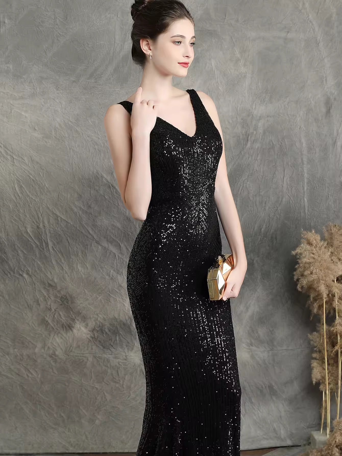 Luxury sequence gown
