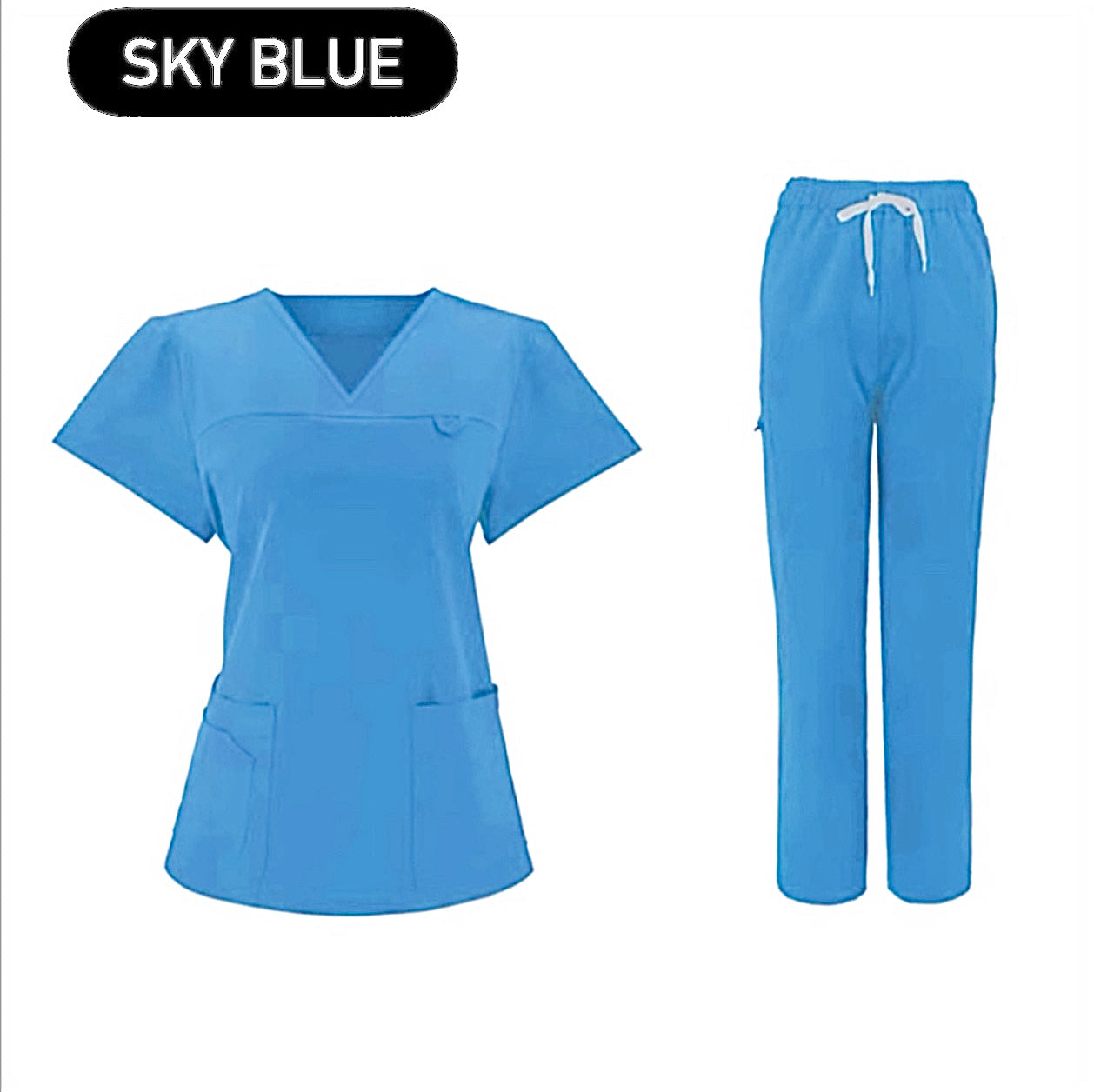 ‘V’ Neck Design Scrub sets