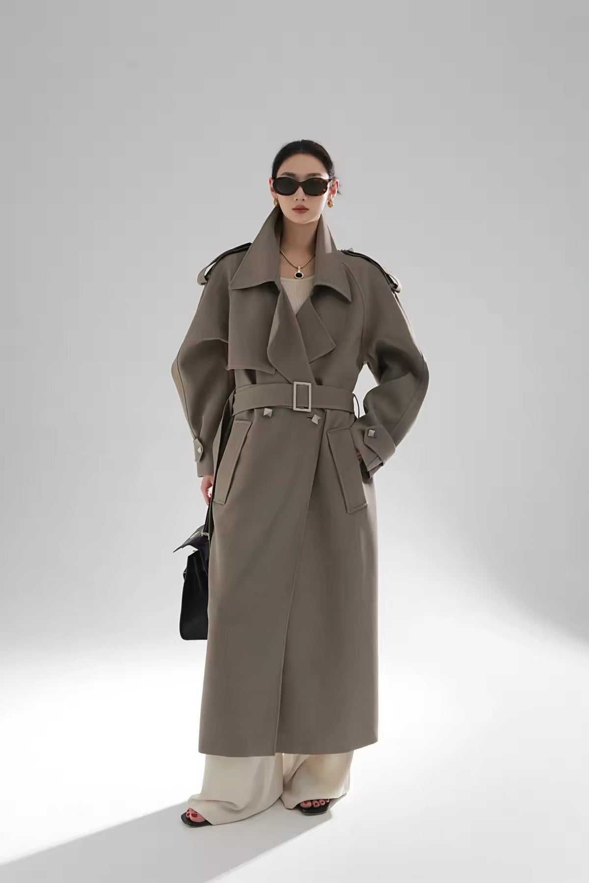 Oversized trench coat high quality