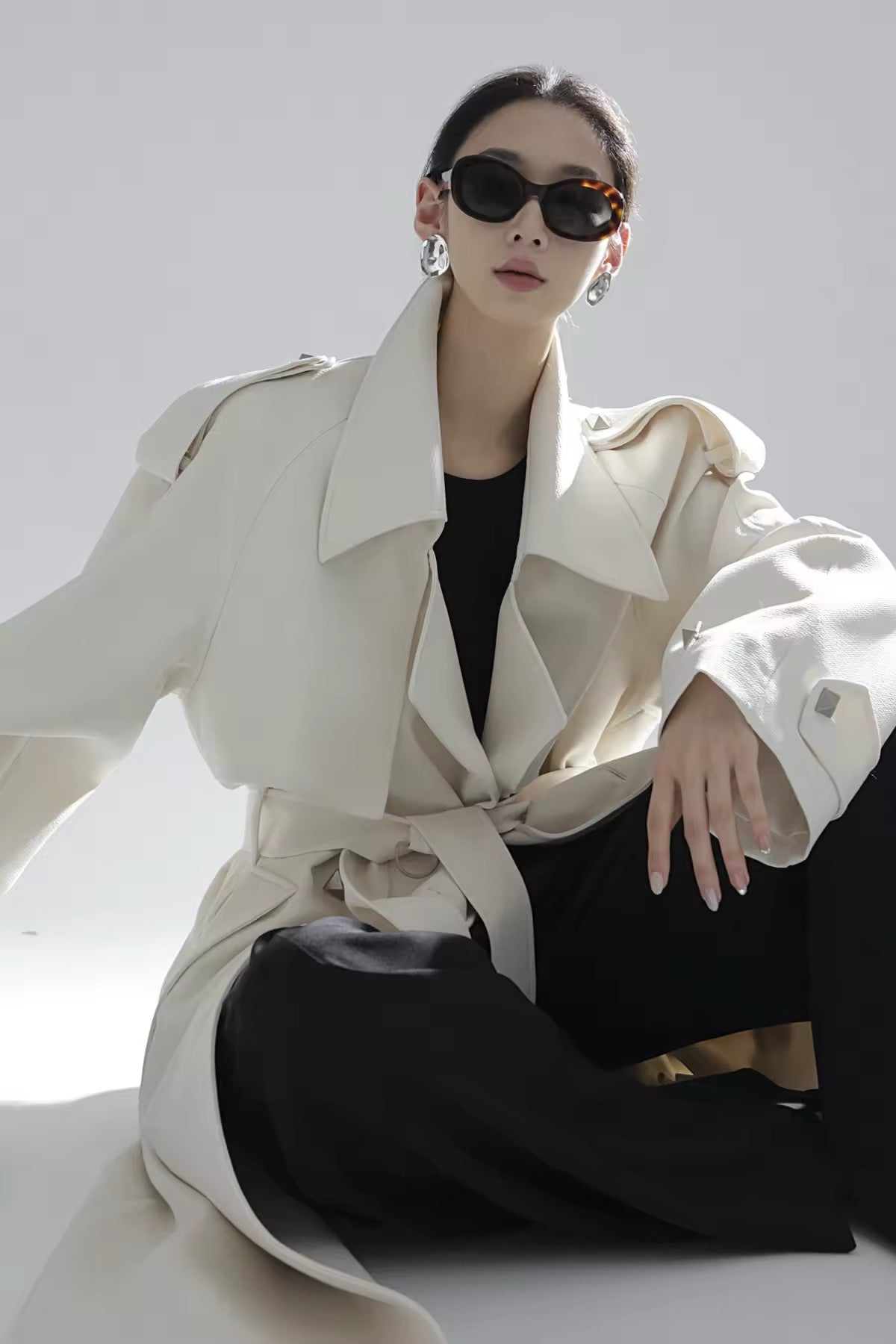 Oversized trench coat high quality