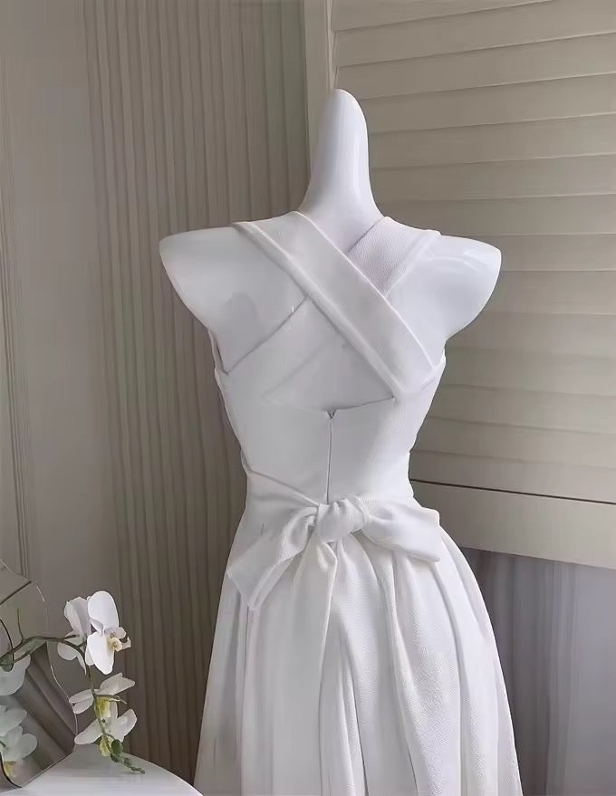 Graduation Wrap midi dress
