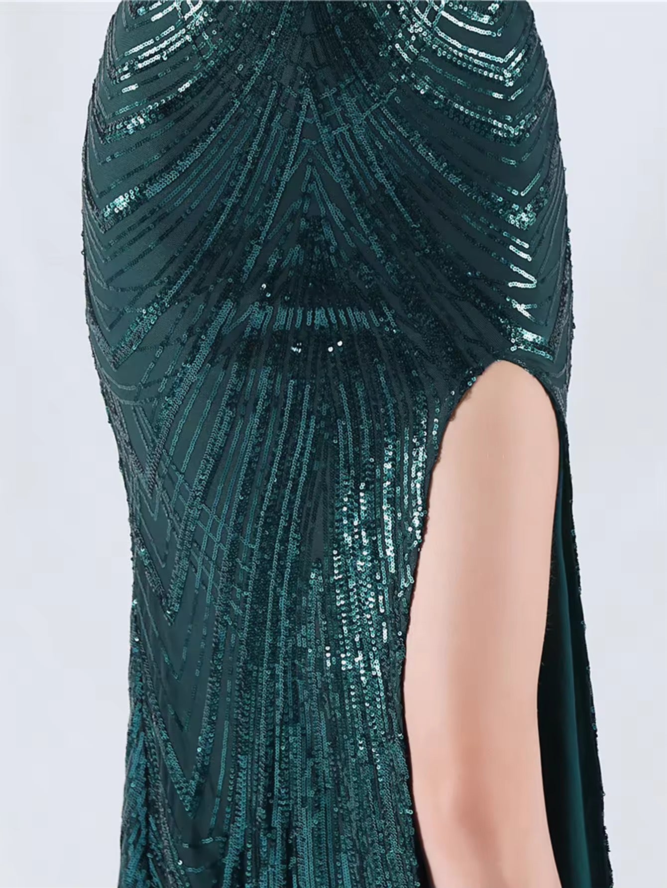 Luxury long slitcut dress