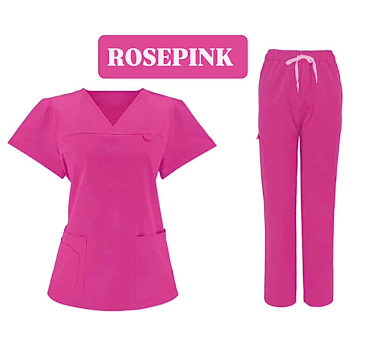 ‘V’ Neck Design Scrub sets
