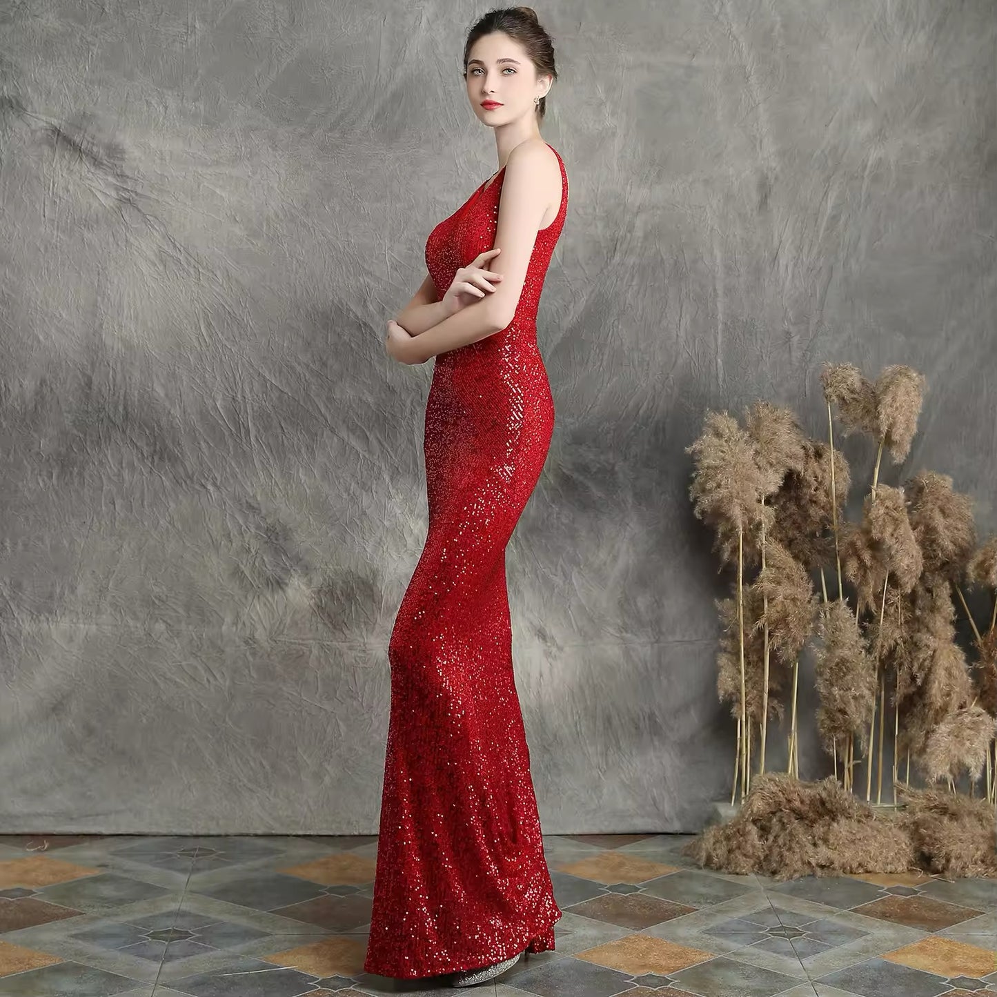 Luxury sequence gown