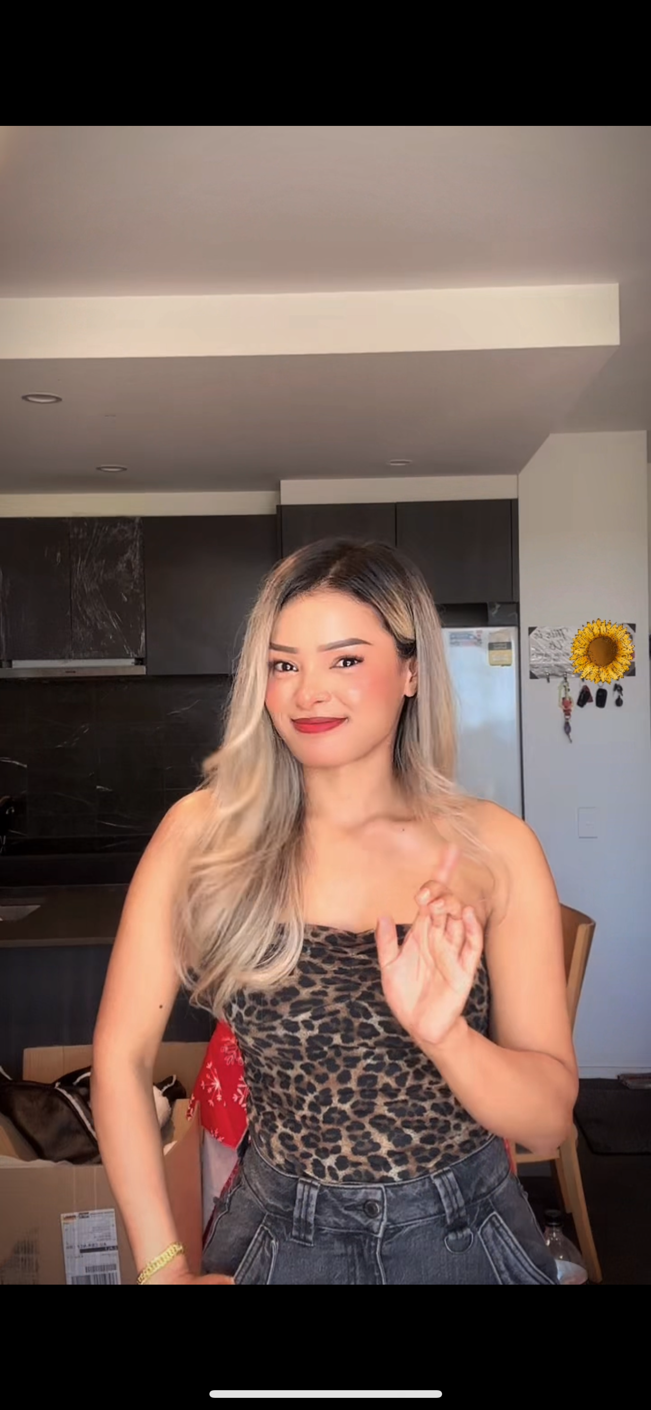 Leopard print Top