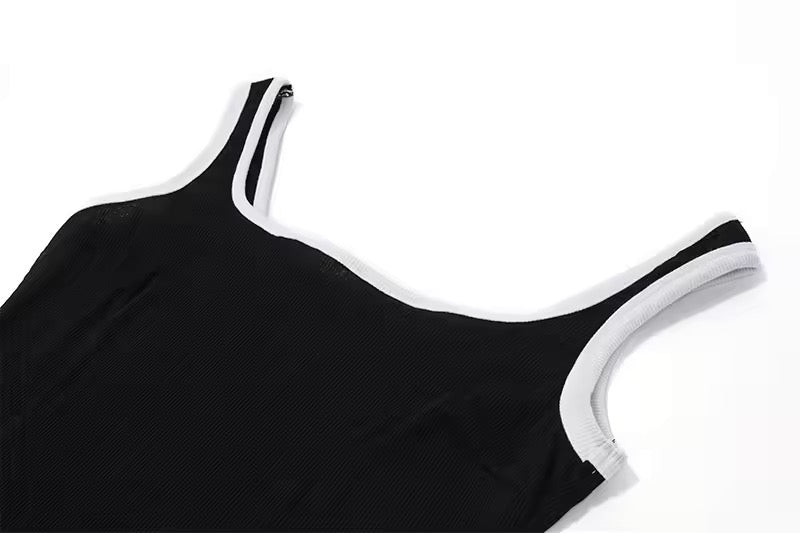 Black white jumpsuit