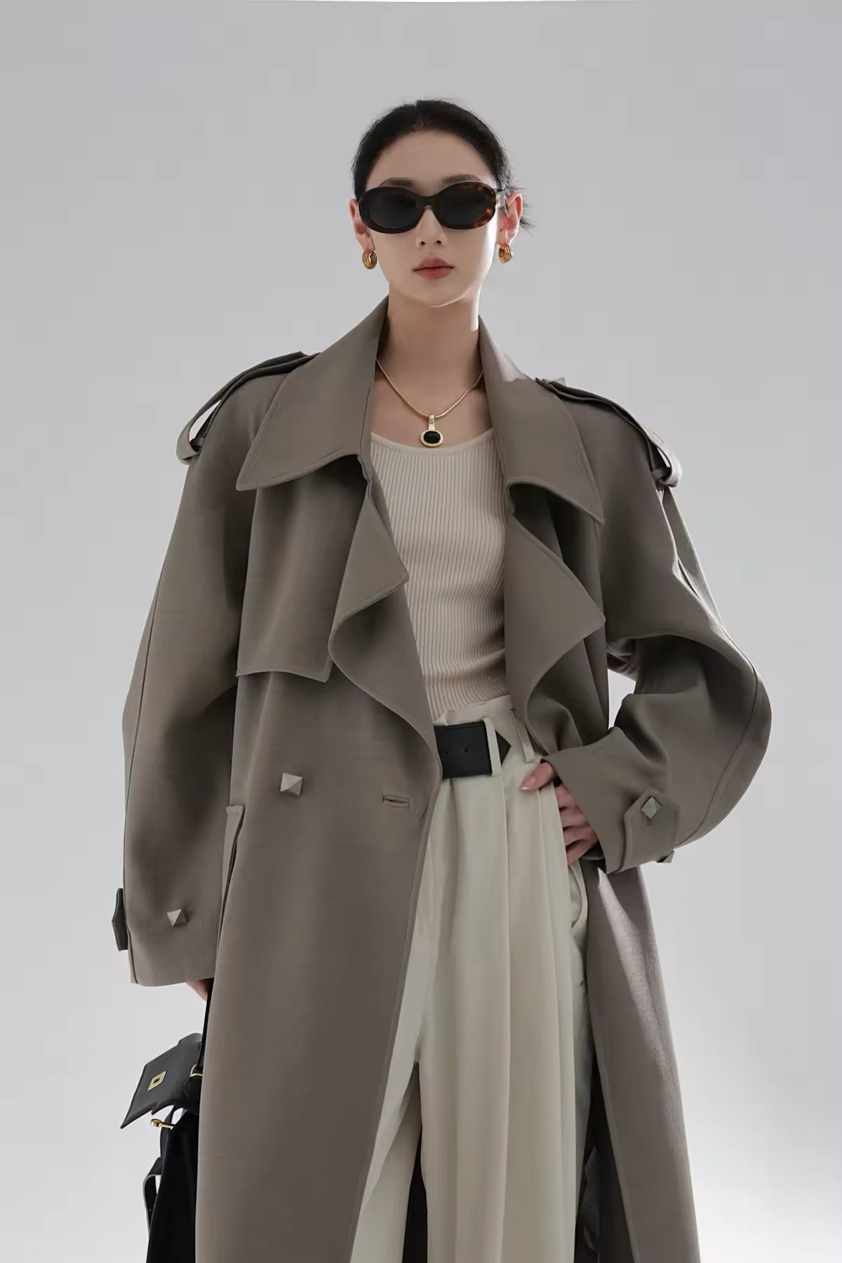 Oversized trench coat high quality