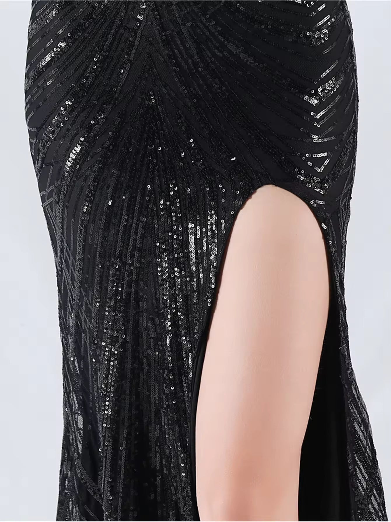 Luxury long slitcut dress