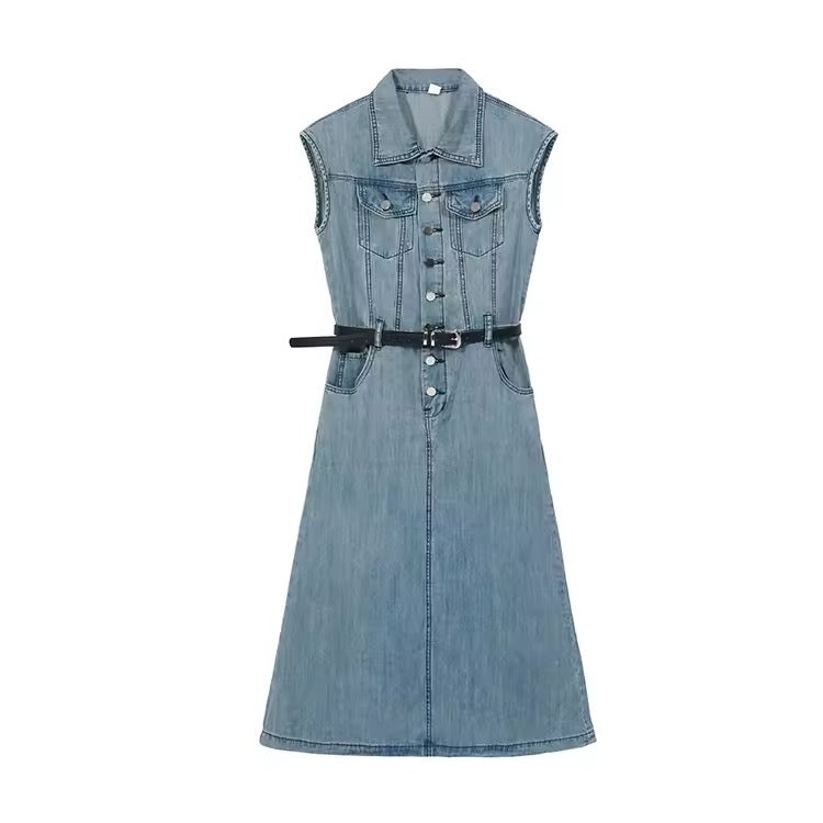 Denim dress