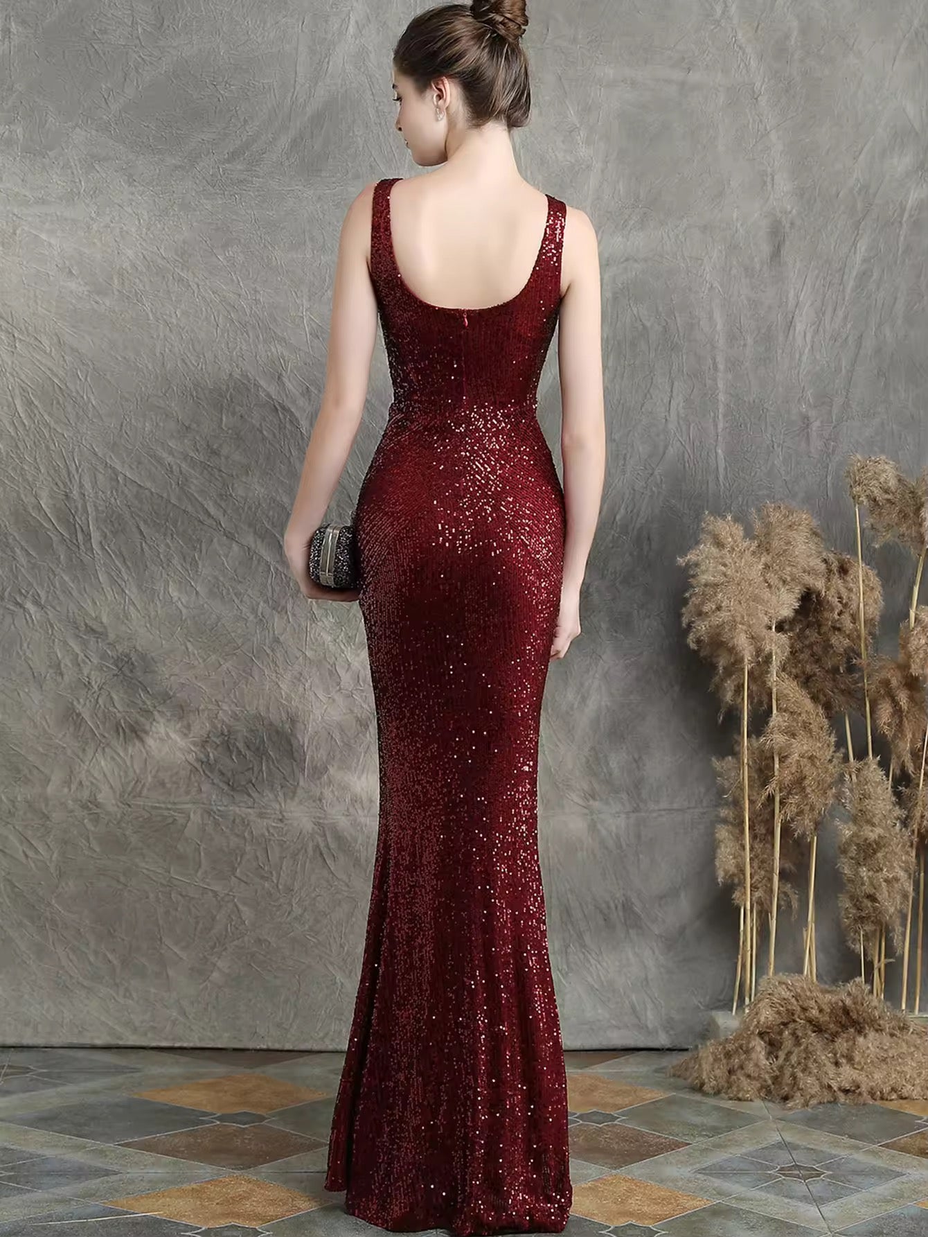 Luxury sequence gown