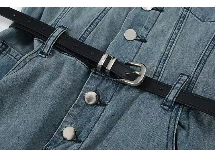 Denim dress