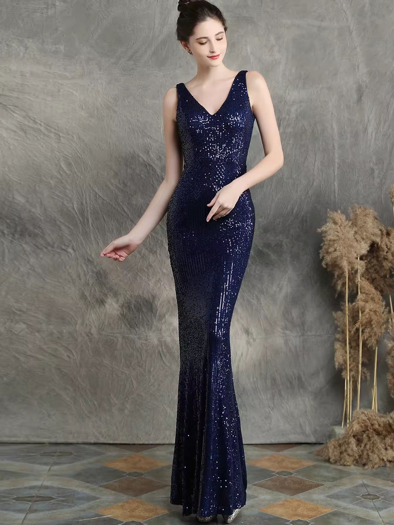 Luxury sequence gown