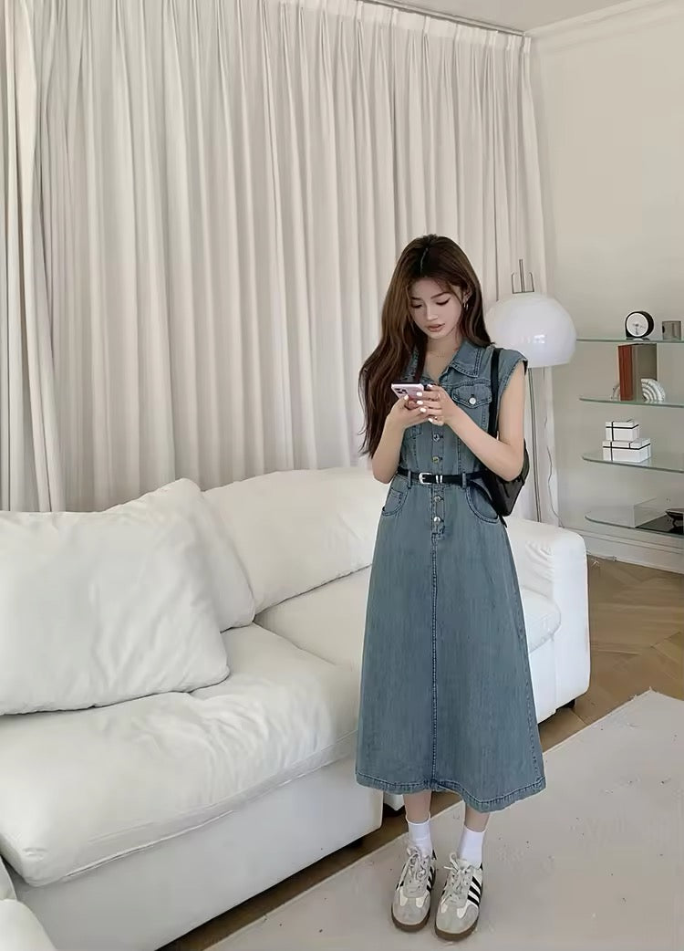 Denim dress