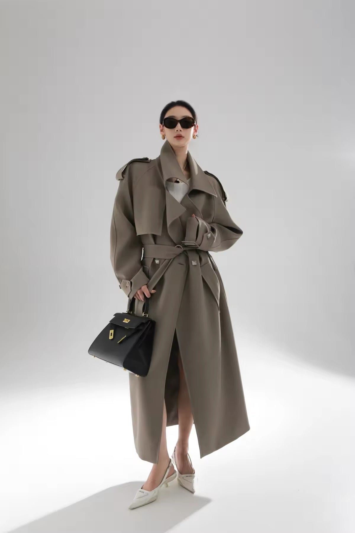 Oversized trench coat high quality