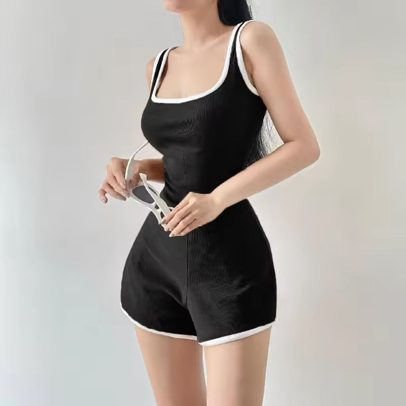 Black white jumpsuit