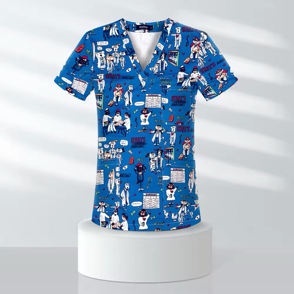 Fun scrub Top