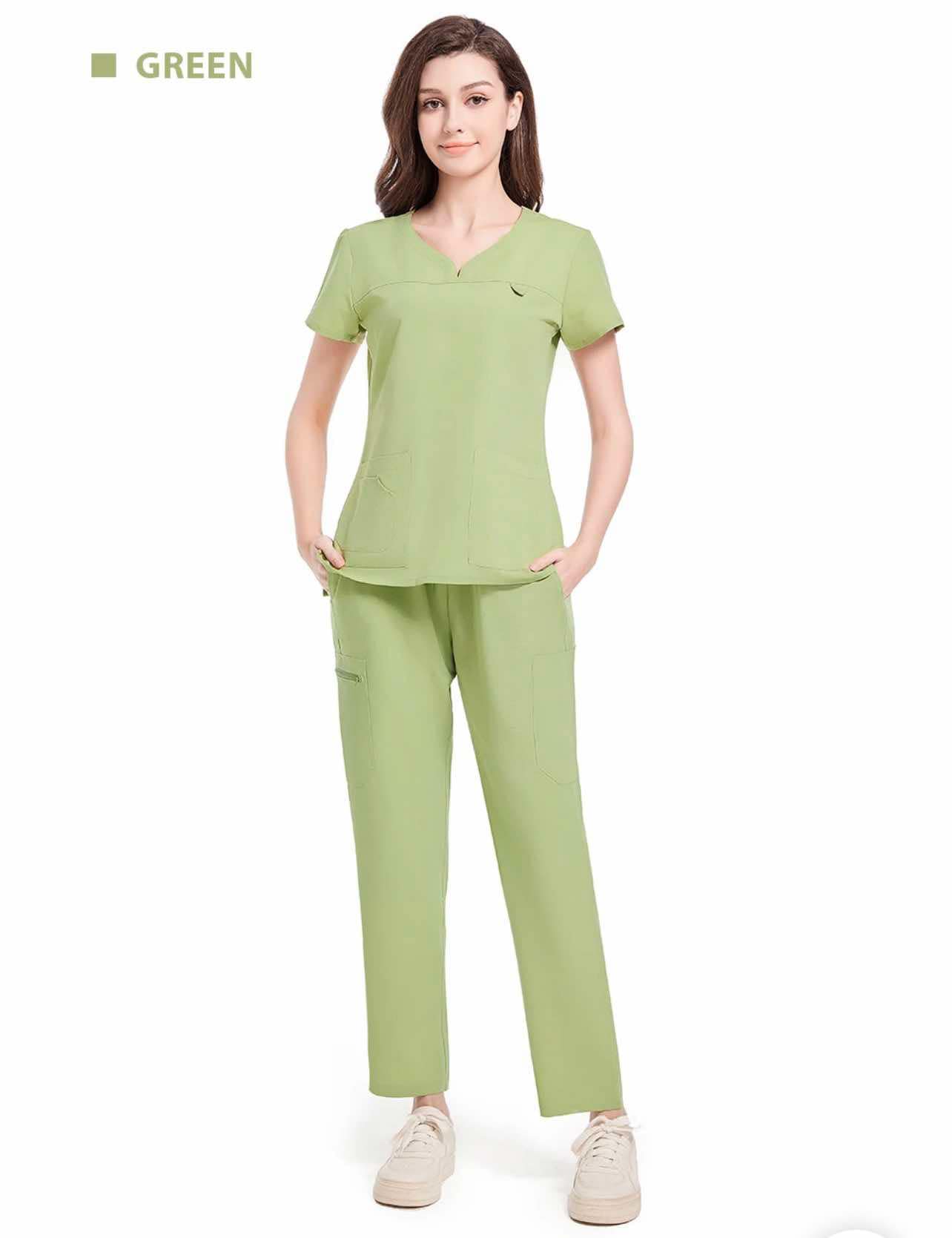 Green Women's Hospital Scrub