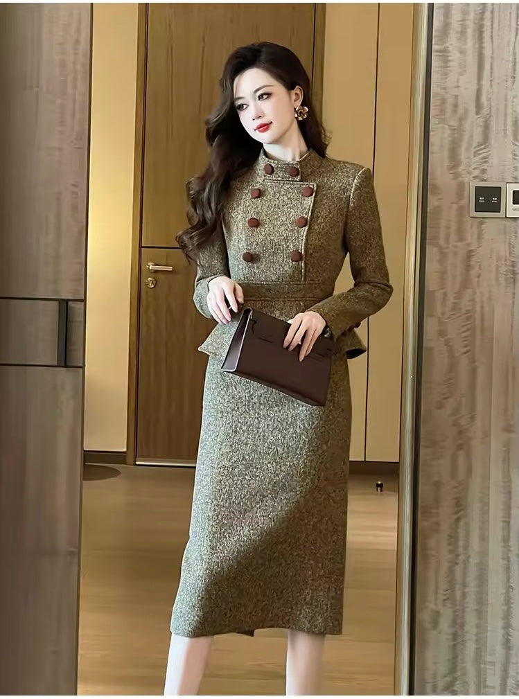 Autumn winter midi set