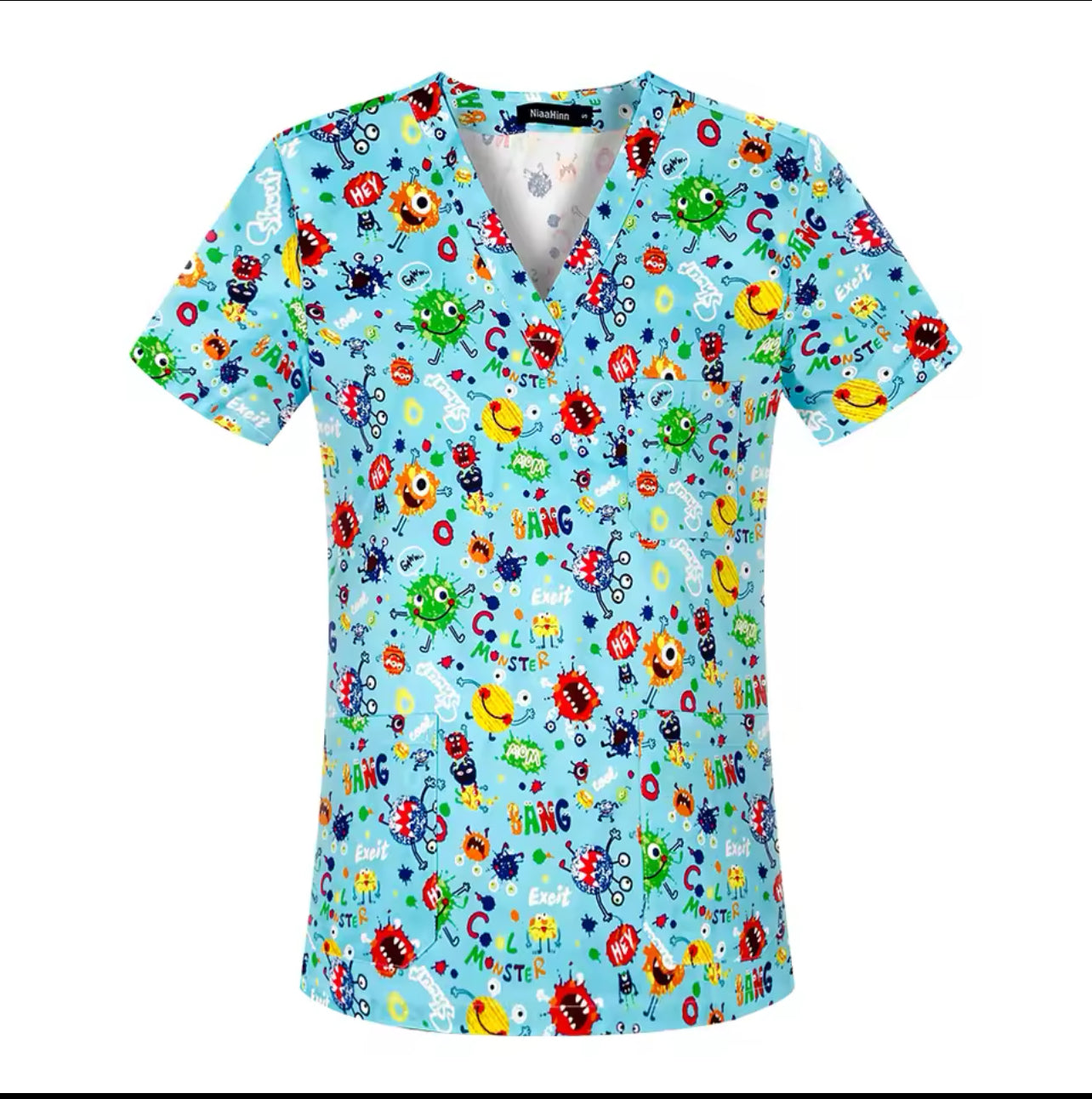 Fun scrub Top