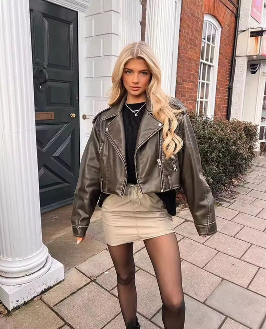 Leather jacket