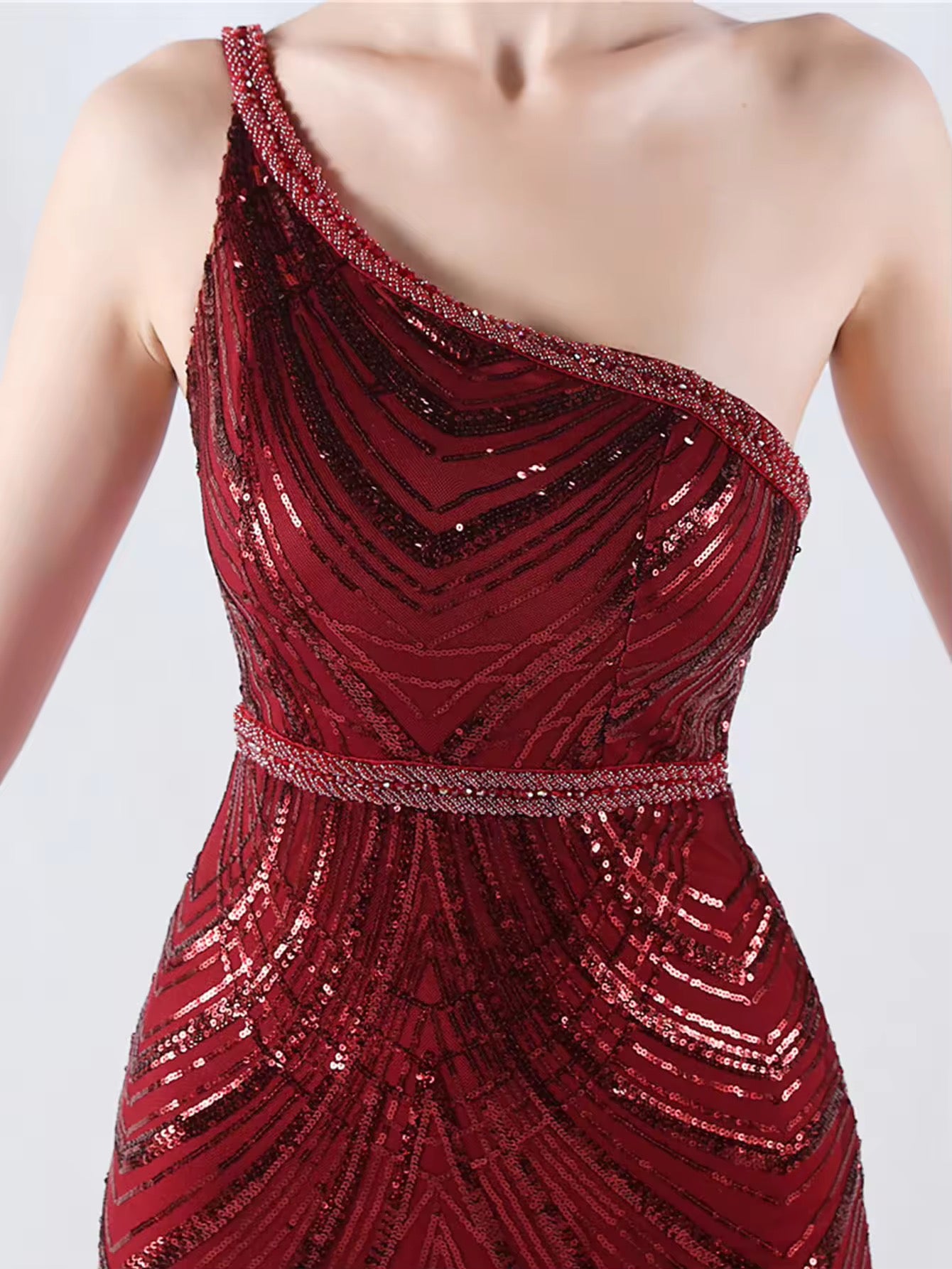 Luxury long slitcut dress