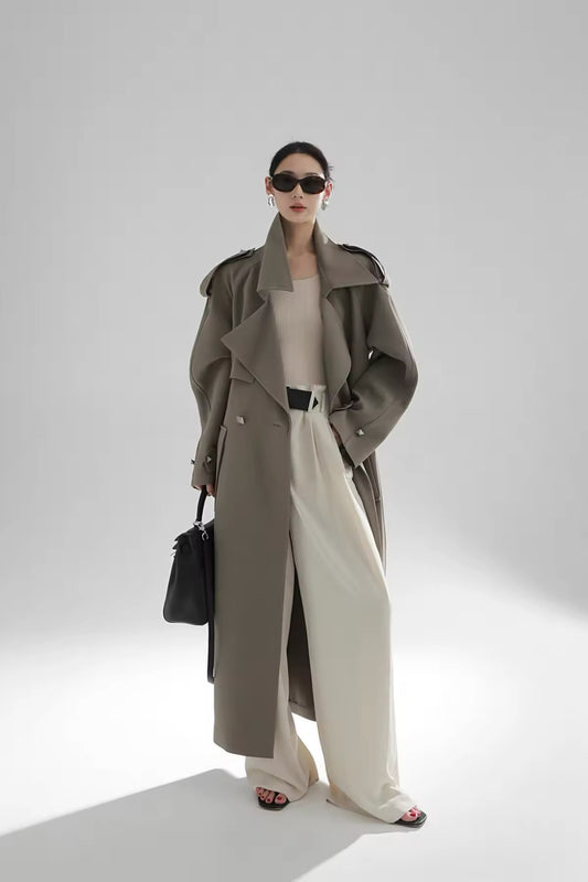 Oversized trench coat high quality