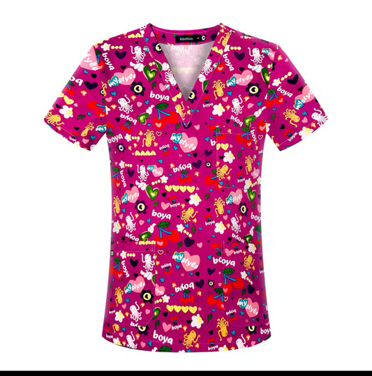 Fun scrub Top