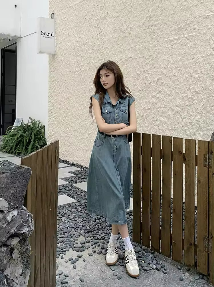 Denim dress