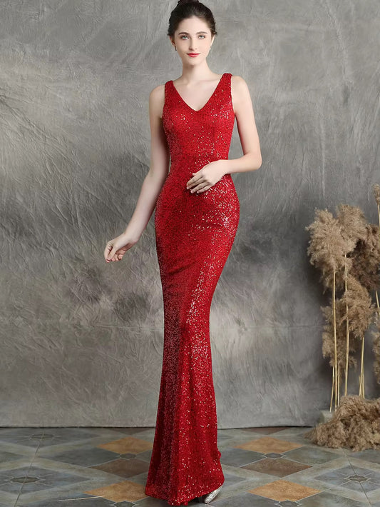 Luxury sequence gown