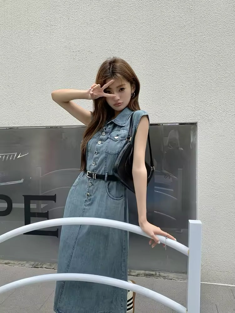 Denim dress