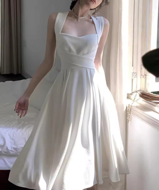 Graduation Wrap midi dress