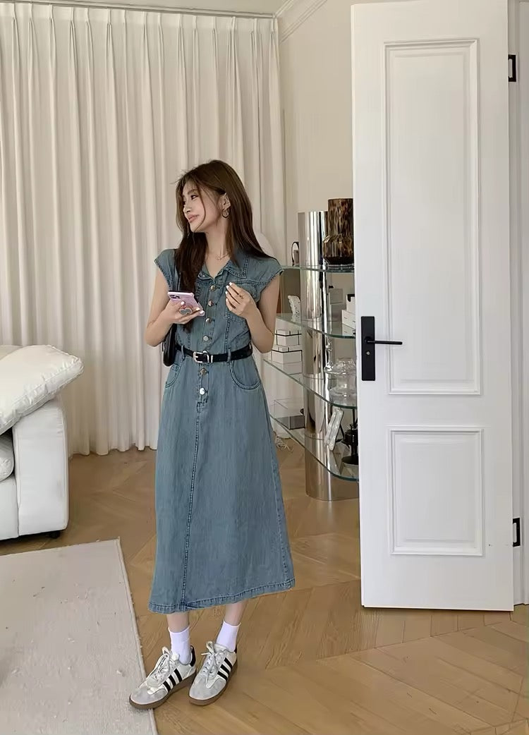 Denim dress