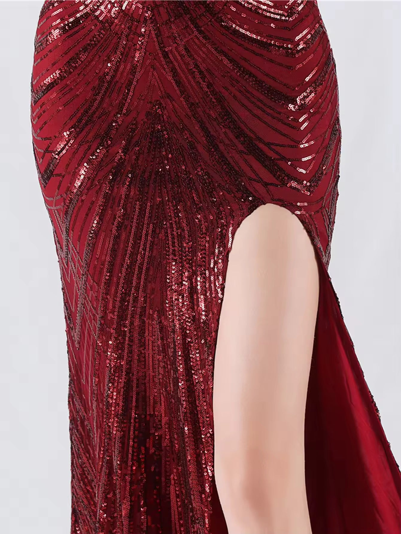 Luxury long slitcut dress