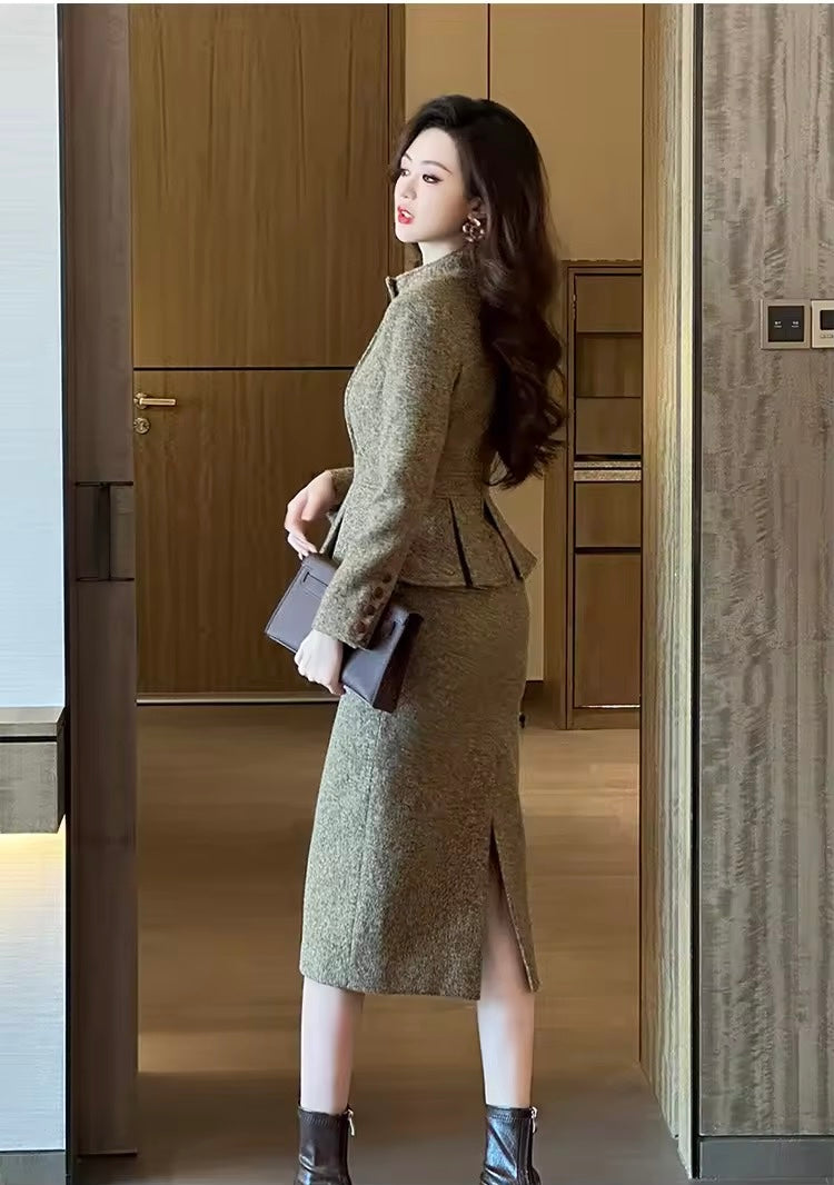 Autumn winter midi set
