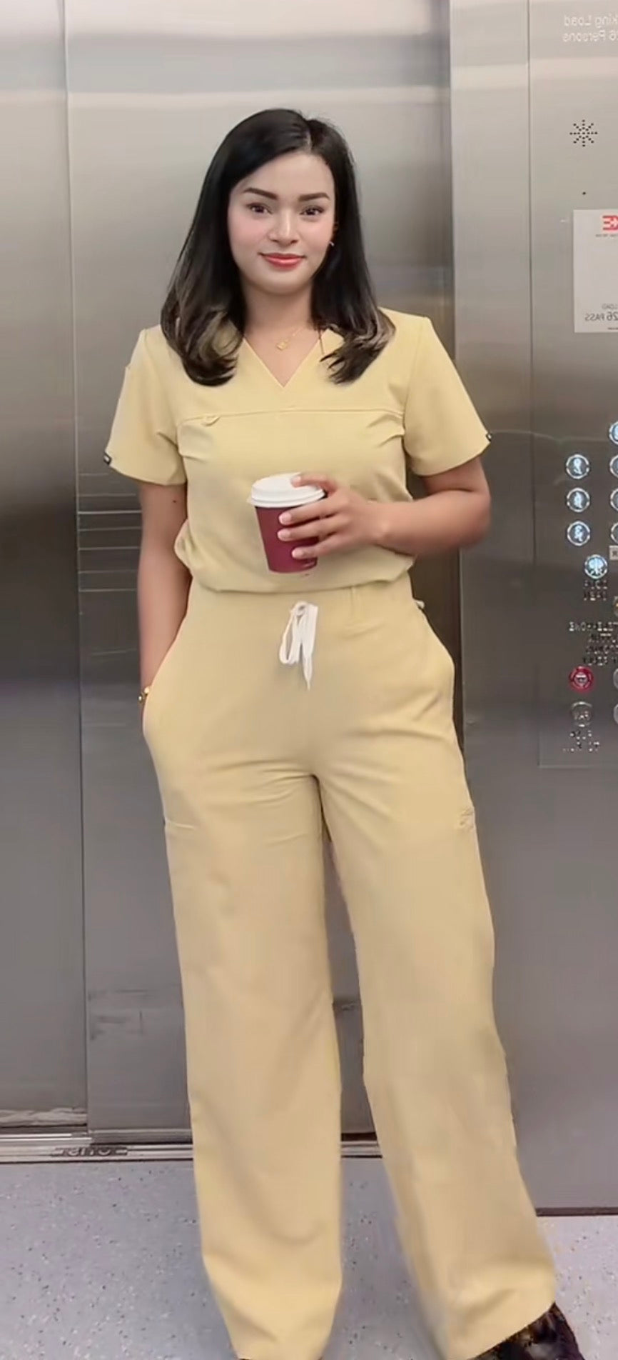 Wide leg pant Set (Factory size)